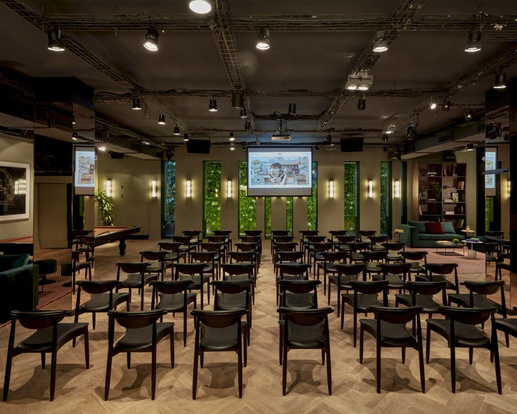 Inside the Sir Victor event space